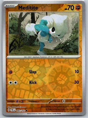 Meditite 082/162 Reverse Holo SV05: Temporal Forces NM - Image 1 of 2