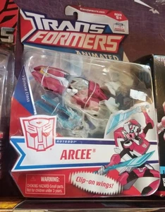 Transformers Deluxe Sealed Figure Arcee Animated Race Car Canadian Version 2007 - Picture 1 of 2