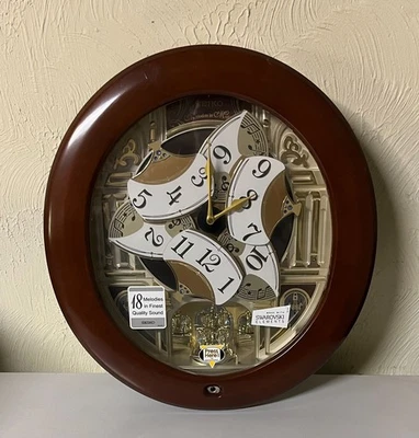 RARE Seiko Melodies in Motion Clock--QXM539BRH - Image 1 of 4