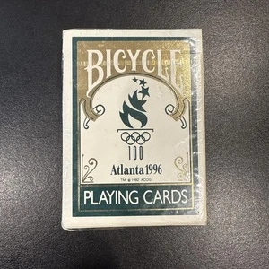 Vintage Atlanta 1996 Olympics Playing Cards ~ BICYCLE Deck ~ Neu, Mint - Bild 1 von 2