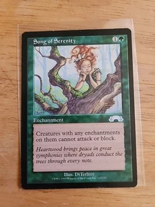 Song of Serenity - Exodus - MTG Magic - Uncommon - Green Enchantment - Picture 1 of 1