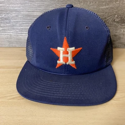 Gorra de béisbol de colección de los Astros de Houston con espalda a presión MLB camionero para hombre años 80 Foto 1 de 4