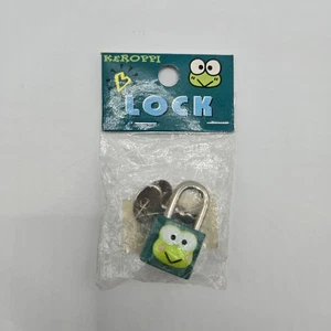 Keroppi Lock Sanrio Padlock with Keys Kawaii Cute Collectible New - Picture 1 of 4