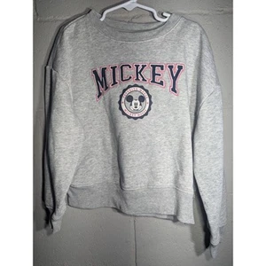 Gap Kids Disney girls Mickey Mouse classic Crewneck Sweater sweatshirt sz 6-7 - Picture 1 of 3