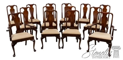 L70618: Set of 14 KITTINGER Richmond Hill Mahogany Dining Room Chairs - Image 1 of 4