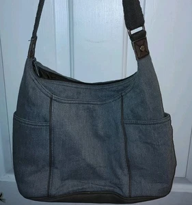 Thirty One Free To Be Carry All Sling Crossbody bag 31  Grey Brushed Twill - Picture 1 of 3