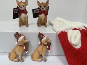 Lotto di ornamenti per cani da appendere e due maglioni per cani taglia unica taglia unica media - Foto 1 di 4