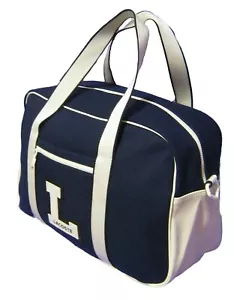 LACOSTE HOLDALL Weekender BAG Vintage N03 CAMPUS Dark Blue NEW - Picture 1 of 8