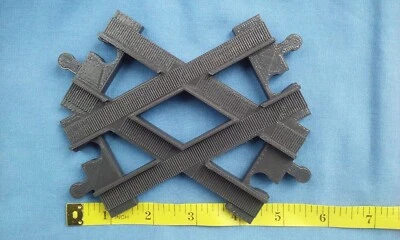 Pieza Train Track Cross Personalizada Compatible con Duplo Reemplaza Pieza Retirada Foto 1 de 4