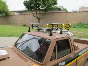 Roof luggage Rack Truck Tamiya 1/10 Blackfoot Monster Beetle F-350 Tundra Hilux - Picture 1 of 10