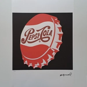 Andy Warhol Signed Lithograph - Pepsi-Cola - Certificate Leo Castelli - Picture 1 of 5