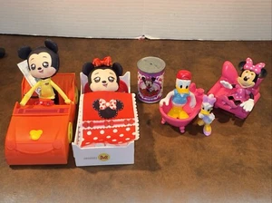 Disney Sweet Seams Figures Plush Doll Mickey Mouse & Minnie Mouse Mixed Toy Lot - Picture 1 of 24