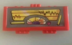 TMNT TEENAGE MUTANT NINJA TURTLES 1989 TECHNODROME RED COMPUTER SCREEN EX COND - Picture 1 of 1