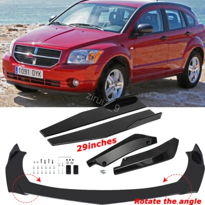 For Dodge Caliber Front Rear Bumper Lip Spoiler Splitter Body/ Kit Side-Skirt Foto 1 de 4