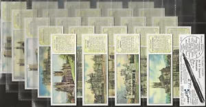 TYPHOO (TEA)-FULL SET- HISTORICAL BUILDINGS 1936 (T25 CARDS) EXCELLENT - Picture 1 of 1