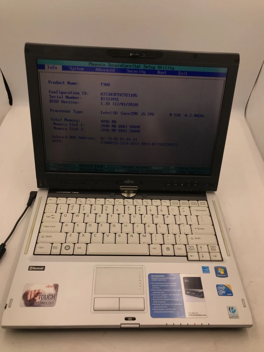 Fujitsu Intel Core 2 Duo 4GB RAM PC Laptops & Netbooks for sale | eBay