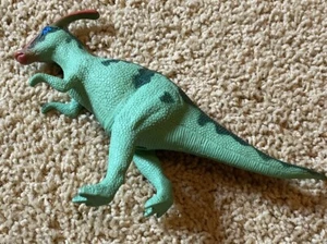 Parasausolphus Dinosaur Soft Figure 9” Green/Red - Picture 1 of 4