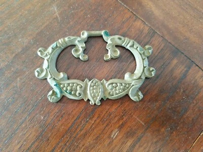 Ancienne poignée de commode en bronze Empire XIX ème s  - Photo 1/2