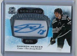 21/22 THE CUP SCRIPTED SWATCHES #SS-DM DAWSON MERCER RC (23/35) - Picture 1 of 2