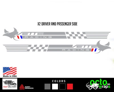 подходит для Chevrolet Corvette z06 c7 c8 c6 c5 zr1 гоночные спортивные боковые двери наклейка - Изображение 1 из 4