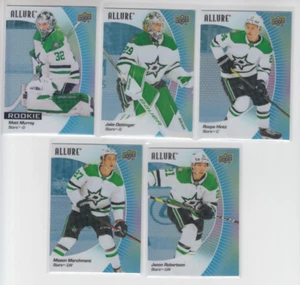 23/24 UD Allure Dallas Stars Team Set w/RC (5 Cards) Hintz Robertson Murray RC + - Bild 1 von 2
