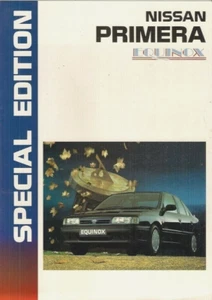 Nissan Primera Equinox 1.6 Limited Edition 1994 UK Market Sales Brochure 4dr 5dr - Picture 1 of 1