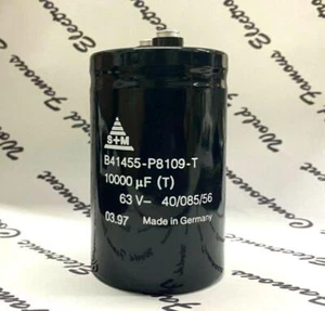 1pcs - SIEMENS 10000uF 63V B41455-P8109-T Screw Terminal Capacitor with screws - Picture 1 of 5