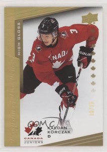 2021 Upper Deck Team Canada Juniors High Gloss /15 Kaedan Korczak #121