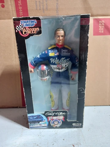 Rusty Wallace Action Figure 12"  Doll Starting Line Up 1998 Rough Box Cover