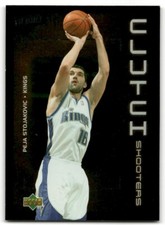 2003-04 Upper Deck Victory Clutch Shooters Basketball Card Peja Stojakovic