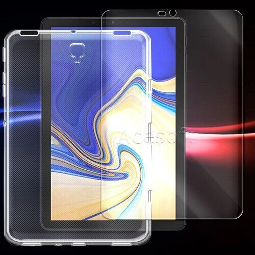 Tempered Glass Screen Protector +TPU Case for Samsung Galaxy Tab S4 10.5" Tablet - Image 1 of 1