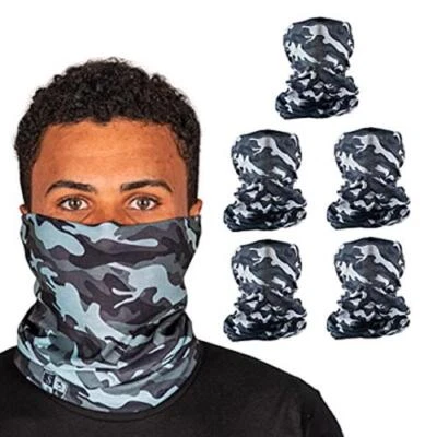 S A Company Neck Gaiter 5-Pack Sun Protection Face One Size, Variety Camo  - Image 1 of 4