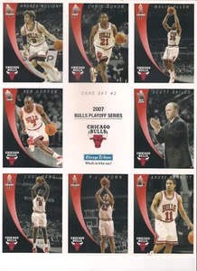 Chicago Bulls 2007 Bulls Playoff Series Basketball Card Set Ben Gordon-Luol Deng - Picture 1 of 2