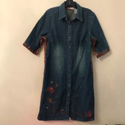 Faded Glory 1972 Special Edition Denim Dress Y2K Women’s Size M - Image 1 of 4