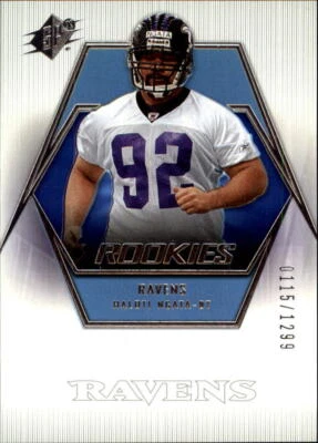 A2087- 2006 SPx #91 Haloti Ngata RC /1299 - NM-MT - Image 1 of 2