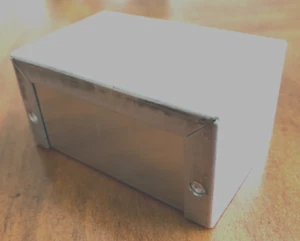 NOS BUD RADIO INC. CU-3001-A ALUMINUM MINIBOX *PROJECT BOX * HAM RADIO* - Zdjęcie 1 z 3