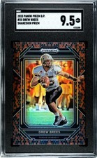 2023 Drew Brees Prizm Draft Picks Snake Skin  SGC 9.5 Pop 1