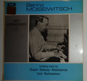 BENNO MOISEIWITSCH : GREAT INSTRUMENTALISTS 11 - LP. INCLUDING MUSIC BY CHOPIN - Picture 1 of 6
