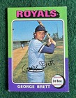 1975 Topps George Brett #228 Kansas City Royals Baseball Card Rookie RC HOF