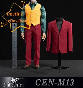 1/6 Red Suit Toy Center Joker Set Figure Outfit Accessory Clothes Set In Stock - Picture 1 of 5
