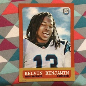 2014 Topps 1963 Minis Oversized Jumbo 5x7 Kelvin Benjamin RC Panthers 79/99 made - Bild 1 von 2