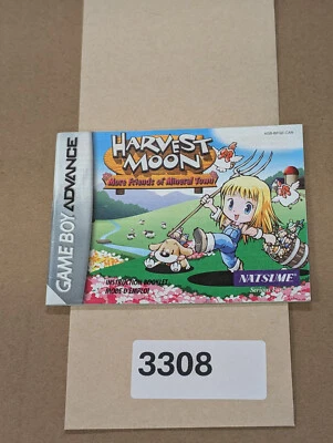 Harvest Moon More Friends of Mineral - Game Boy Advance - Manual Only **NO GAME! - Image 1 of 4