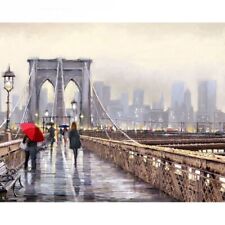 Bridge City Paint By Number Modern Landscape Wall Art Home Painting Acrylic Gift