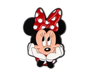 MINIE MOUSE WINKING ENAMEL PIN - FREE AU POST - AU STOCK - Picture 1 of 1