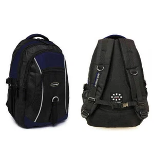 Rucksack Backpack Freizeit Reise Schulrucksack Sport Herren Damen Wandern Blau - Bild 1 von 3