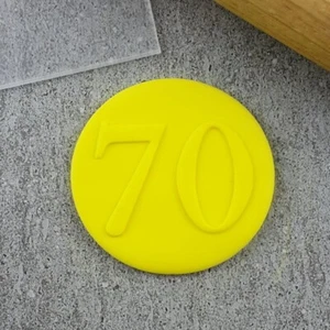 CCC 3D Numbers Serif Debosser - 70 - Picture 1 of 2