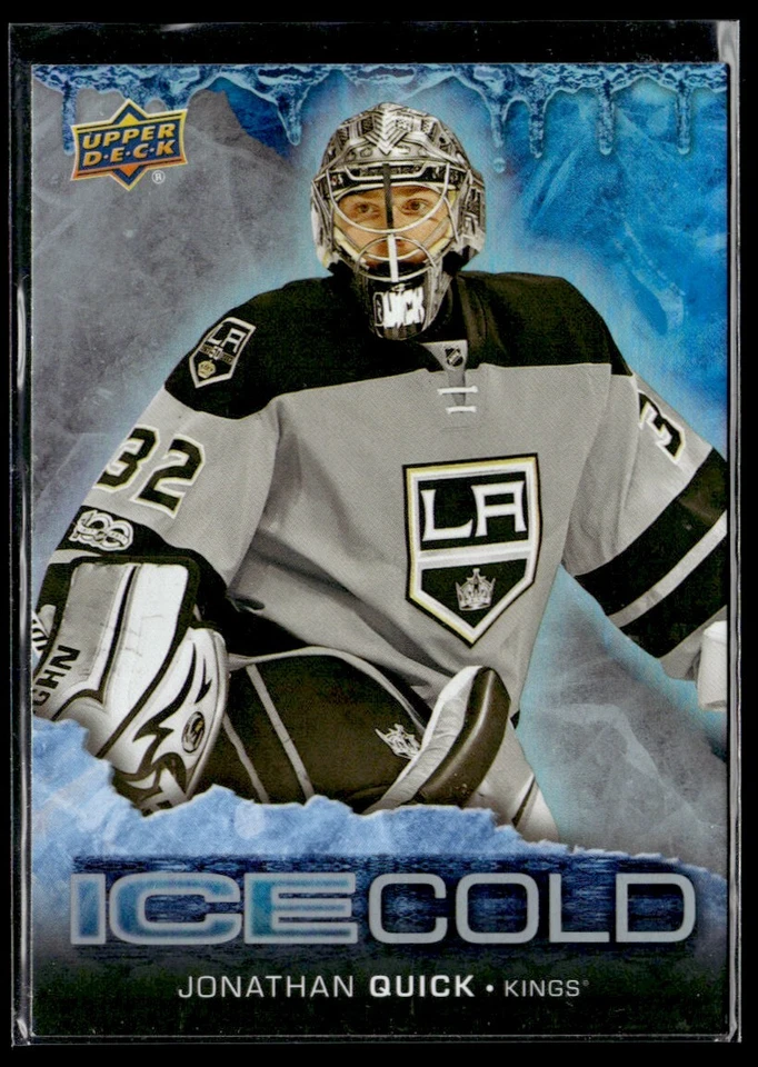 2017-18 Upper Deck Overtime Ice Cold Jonathan Quick #IC-5 - Image 1 of 2