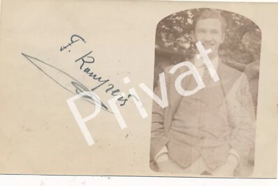 Autogramm  Opernsänger  unleserlich signiert um 1920 M1.42 - Bild 1 von 2