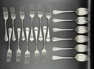 Vtg 17-Piece Lot of Antique Christofle Silverplate Flatware Spoons Forks France - Picture 1 of 23