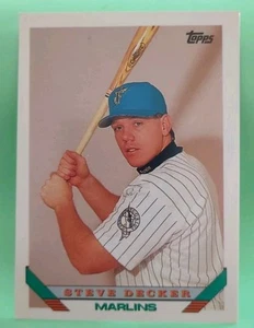 1993 Topps - Steve Decker #544 - Florida Marlins - Picture 1 of 2